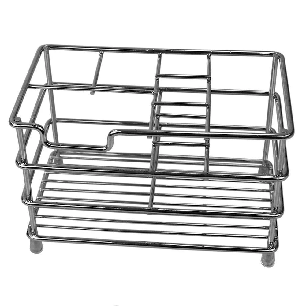 Unbranded Steel Bath Caddies Organizer in Chrome 7 Unbranded Steel Bath Caddies Organizer in Chrome - Image 5