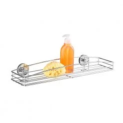 Wenko Vacuum Loc Wall Shelf Maxi Milazzo -Toilet Storage Shop chrome wenko shower caddies 20884100 d4 1000