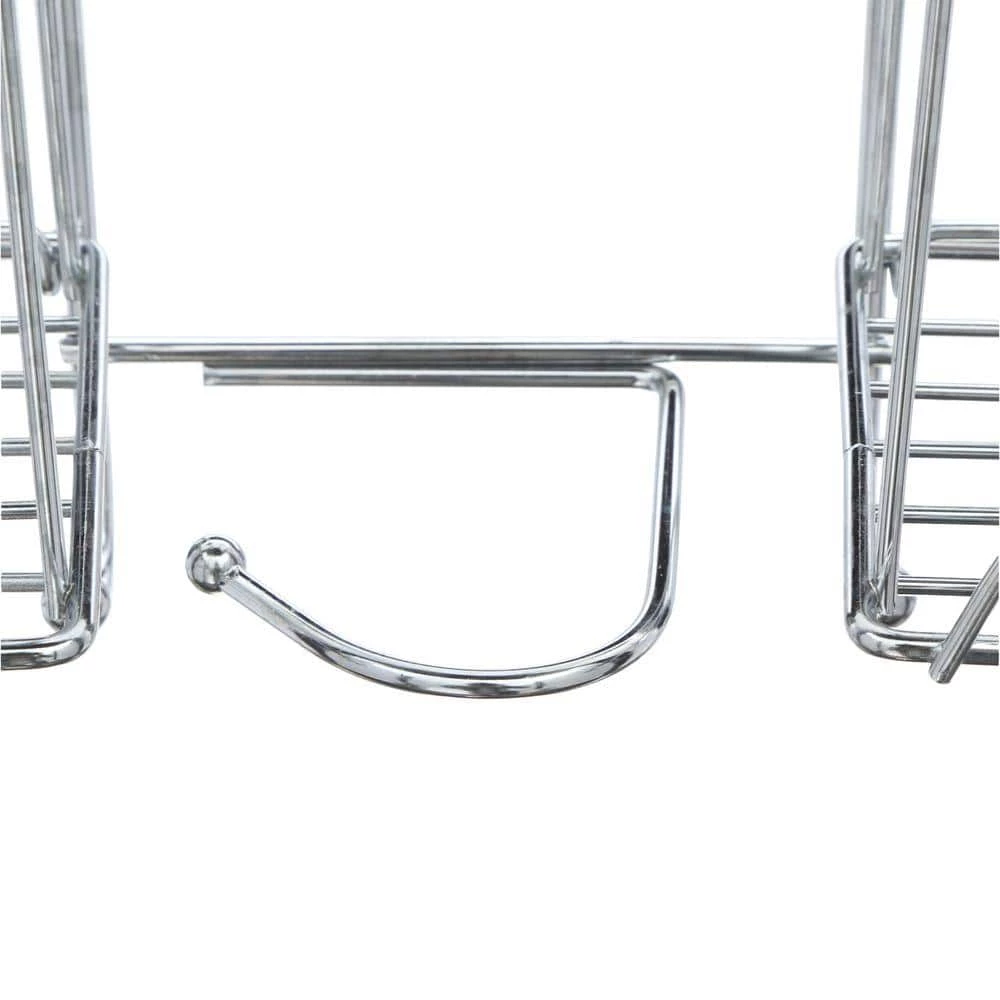 Zenna Home Expandable Shower Head Caddy for Hand Held Shower or Tall Bottles in Chrome 8 Zenna Home Expandable Shower Head Caddy for Hand Held Shower or Tall Bottles in Chrome - Image 6