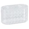 Bath Bliss Bathroom Organizer with Suction in Clear -Toilet Storage Shop clear bath bliss shower caddies 3979 64 1000