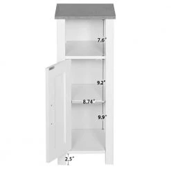 Aurora Decor AMA 11.93 in. W x 11.81 in. H x 31.5 in. D White Over-the-Toilet Storage Contracted and bathroom cabinets 13 Aurora Decor AMA 11.93 in. W x 11.81 in. H x 31.5 in. D White Over-the-Toilet Storage Contracted and bathroom cabinets -Toilet Storage Shop cream white aurora decor over the toilet storage bsychd2b16 66 1000