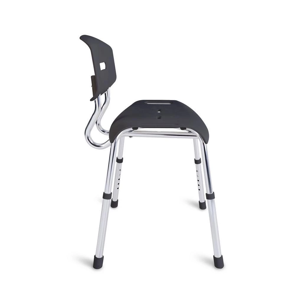 DMI Medical Heavy-Duty Spa Bathtub Euro-Style Adjustable Shower Chair Bath Seat Bench, Dark Gray 7 DMI Medical Heavy-Duty Spa Bathtub Euro-Style Adjustable Shower Chair Bath Seat Bench, Dark Gray - Image 5