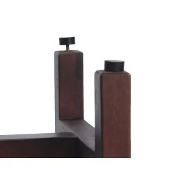 DecoTeak Espalier 20 in. Teak Lattice Shower Bench with LiftAid Arms -Toilet Storage Shop decoteak proprietary decoteak shower seats dt111 1f 1000