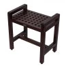 DecoTeak Espalier 20 in. Teak Lattice Shower Bench with LiftAid Arms 1 DecoTeak Espalier 20 in. Teak Lattice Shower Bench with LiftAid Arms -Toilet Storage Shop decoteak proprietary decoteak shower seats dt111 64 1000