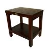 DecoTeak Classic 18 in. Teak Shower Bench with Shelf -Toilet Storage Shop decoteak proprietary decoteak shower seats dt114 64 1000