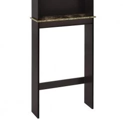 Unbranded Lian 23.25 in. W x 69.00 in. H x 7.25 in. D Brown MDF Over-the-Toilet Storage in Espresso 13 Unbranded Lian 23.25 in. W x 69.00 in. H x 7.25 in. D Brown MDF Over-the-Toilet Storage in Espresso -Toilet Storage Shop espresso over the toilet storage w409 888 44 1000