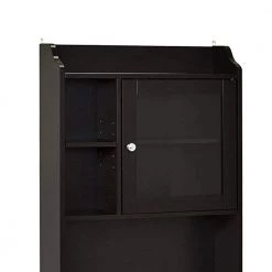 Unbranded Lian 23.25 in. W x 69.00 in. H x 7.25 in. D Brown MDF Over-the-Toilet Storage in Espresso 14 Unbranded Lian 23.25 in. W x 69.00 in. H x 7.25 in. D Brown MDF Over-the-Toilet Storage in Espresso -Toilet Storage Shop espresso over the toilet storage w409 888 fa 1000