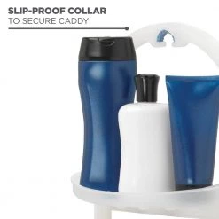 Glacier Bay Over-the-Shower Caddy in Frosted Clear -Toilet Storage Shop frosted clear glacier bay shower caddies 5890kkhd 4f 1000