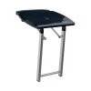 PONTE GIULIO Urban Folding Shower Seat with Legs -Toilet Storage Shop glossy dark gray ponte giulio shower seats g27jds44d4 64 1000