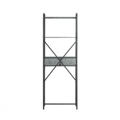 4D Concepts Montclair 23.6 in. W x 11.42 in. D x 72.6 in. H Space Saver Metal 11 4D Concepts Montclair 23.6 in. W x 11.42 in. D x 72.6 in. H Space Saver Metal -Toilet Storage Shop gray 4d concepts over the toilet storage 10084 44 1000