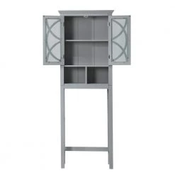 Glitzhome 24 in. W x 68.26 in. H x 7.5 in. D Gray Over-the-Toilet Storage 15 Glitzhome 24 in. W x 68.26 in. H x 7.5 in. D Gray Over-the-Toilet Storage -Toilet Storage Shop gray glitzhome over the toilet storage gh1001003543 44 1000