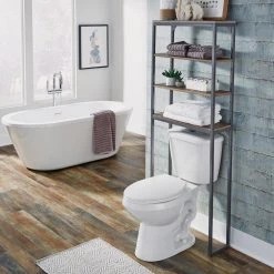 HOMESTYLES Barnside Metro 25 in. W x 64 in. H x 8.5 in. D Gray Over-the-Toilet Storage 16 HOMESTYLES Barnside Metro 25 in. W x 64 in. H x 8.5 in. D Gray Over-the-Toilet Storage -Toilet Storage Shop gray homestyles over the toilet storage 5053 106 44 1000