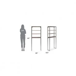 HOMESTYLES Barnside Metro 25 in. W x 64 in. H x 8.5 in. D Gray Over-the-Toilet Storage 17 HOMESTYLES Barnside Metro 25 in. W x 64 in. H x 8.5 in. D Gray Over-the-Toilet Storage -Toilet Storage Shop gray homestyles over the toilet storage 5053 106 fa 1000