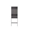 Unbranded 24.80 in. W x 76.77 in. H x 7.87 in. D Gray Over-the-Toilet Storage with Adjustable Shelves 2 Unbranded 24.80 in. W x 76.77 in. H x 7.87 in. D Gray Over-the-Toilet Storage with Adjustable Shelves -Toilet Storage Shop gray over the toilet storage sxb040389 64 1000