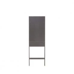 Unbranded 24.80 in. W x 76.77 in. H x 7.87 in. D Gray Over-the-Toilet Storage with Adjustable Shelves 15 Unbranded 24.80 in. W x 76.77 in. H x 7.87 in. D Gray Over-the-Toilet Storage with Adjustable Shelves -Toilet Storage Shop gray over the toilet storage sxb040389 76 1000