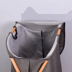 Unbranded Bathroom Bamboo Laundry Basket Shower Caddy/Basket, Functional Home Decor Storage Organization -Toilet Storage Shop gray shower caddies sxbhahamu 1f 1000