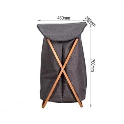 Unbranded Bathroom Bamboo Laundry Basket Shower Caddy/Basket, Functional Home Decor Storage Organization -Toilet Storage Shop gray shower caddies sxbhahamu fa 1000