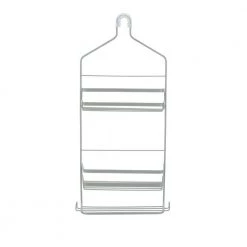 Bath Bliss Cottage Collection Deluxe Shower Caddy in Grey 9 Bath Bliss Cottage Collection Deluxe Shower Caddy in Grey -Toilet Storage Shop grey bath bliss shower caddies 10126 grey 1f 1000