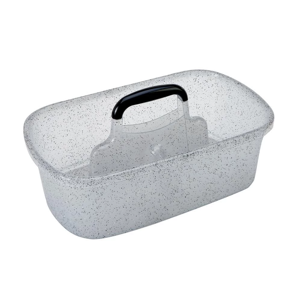 Simplify Granite Look Shower Caddy in Grey 4 Simplify Granite Look Shower Caddy in Grey - Image 2