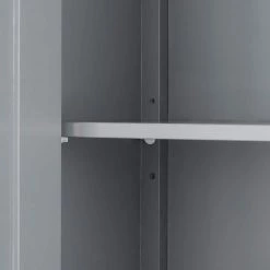 Teamson Home Mercer Mid Century Modern 25 in. W x 8 in. L x 68 in. H Wooden Over-the-Toilet Cabinet 15 Teamson Home Mercer Mid Century Modern 25 in. W x 8 in. L x 68 in. H Wooden Over-the-Toilet Cabinet -Toilet Storage Shop grey teamson home over the toilet storage ehf f0016 44 1000