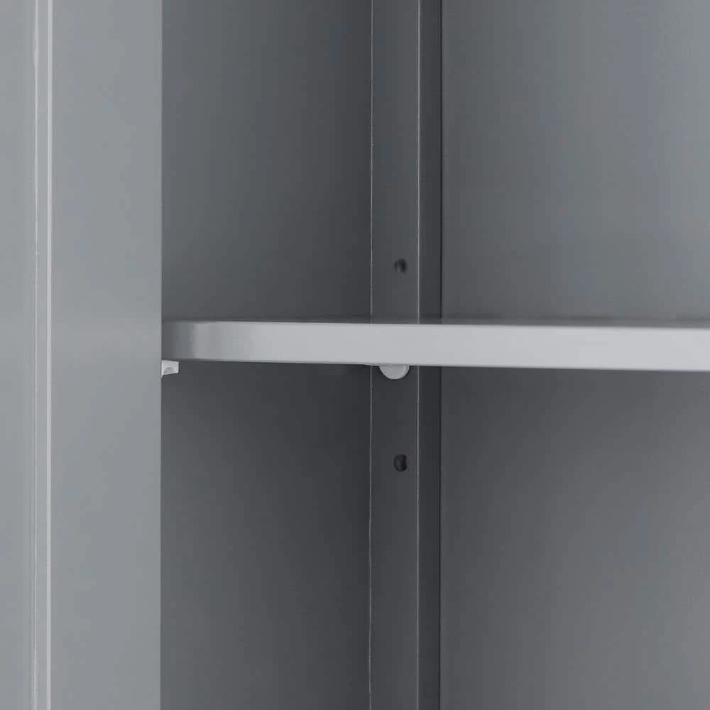 Teamson Home Mercer Mid Century Modern 25 in. W x 8 in. L x 68 in. H Wooden Over-the-Toilet Cabinet 8 Teamson Home Mercer Mid Century Modern 25 in. W x 8 in. L x 68 in. H Wooden Over-the-Toilet Cabinet - Image 6