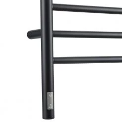 Ancona Prestige OBT 8-Bar Electric Wall Mount Plug-In and Hardwire Towel Warmer with On-Board Timer in Matte Black 14 Ancona Prestige OBT 8-Bar Electric Wall Mount Plug-In and Hardwire Towel Warmer with On-Board Timer in Matte Black -Toilet Storage Shop matte black ancona towel warmers an 5389 1f 1000