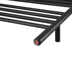 Ancona Prestige OBT 8-Bar Electric Wall Mount Plug-In and Hardwire Towel Warmer with On-Board Timer in Matte Black 17 Ancona Prestige OBT 8-Bar Electric Wall Mount Plug-In and Hardwire Towel Warmer with On-Board Timer in Matte Black -Toilet Storage Shop matte black ancona towel warmers an 5389 76 1000