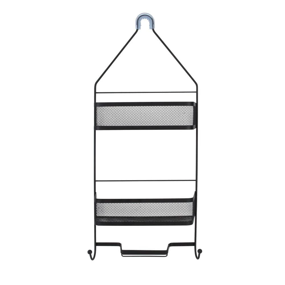 Bath Bliss Mesh Collection Deluxe Shower Caddy in Matte Black 6 Bath Bliss Mesh Collection Deluxe Shower Caddy in Matte Black - Image 4