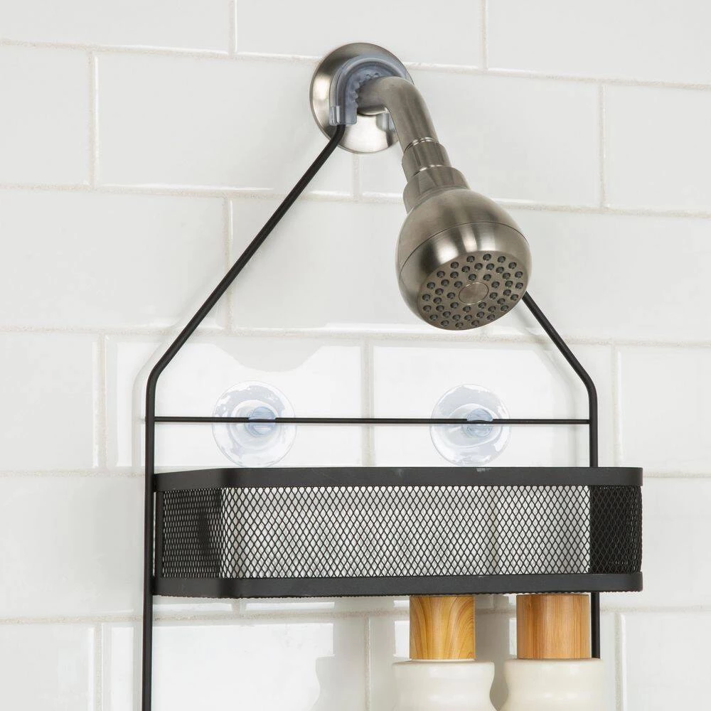 Bath Bliss Mesh Collection Deluxe Shower Caddy in Matte Black 5 Bath Bliss Mesh Collection Deluxe Shower Caddy in Matte Black - Image 3