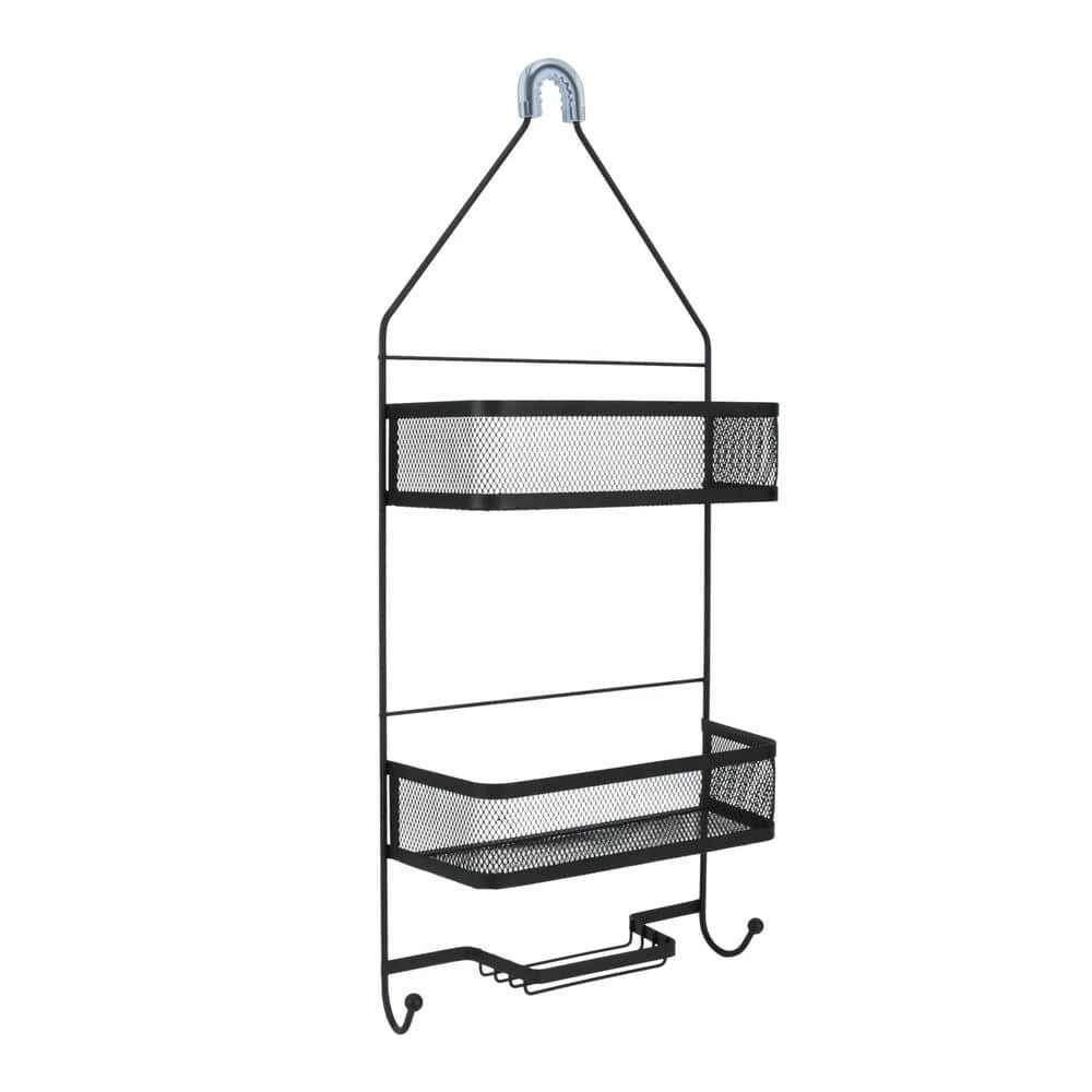Bath Bliss Mesh Collection Deluxe Shower Caddy in Matte Black 3 Bath Bliss Mesh Collection Deluxe Shower Caddy in Matte Black