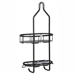 Utopia Alley 2-Shelf Aluminum Rustproof Shower Caddy 16 Utopia Alley 2-Shelf Aluminum Rustproof Shower Caddy -Toilet Storage Shop matte black utopia alley shower caddies shc13 1f 1000