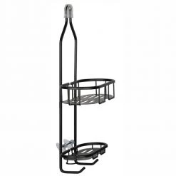 Utopia Alley 2-Shelf Aluminum Rustproof Shower Caddy 15 Utopia Alley 2-Shelf Aluminum Rustproof Shower Caddy -Toilet Storage Shop matte black utopia alley shower caddies shc13 4f 1000