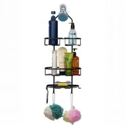 Utopia Alley 3-Shelf Aluminum Rustproof Shower Caddy 13 Utopia Alley 3-Shelf Aluminum Rustproof Shower Caddy -Toilet Storage Shop matte black utopia alley shower caddies shc14 66 1000