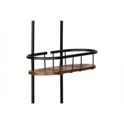 Utopia Alley 2-Teak Shelves Tia Rustproof Over the Shower Caddy 17 Utopia Alley 2-Teak Shelves Tia Rustproof Over the Shower Caddy -Toilet Storage Shop matte black utopia alley shower caddies shc15 44 1000