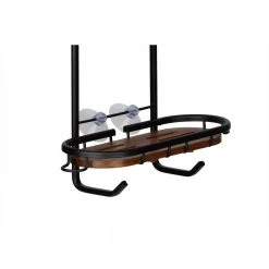 Utopia Alley 2-Teak Shelves Tia Rustproof Over the Shower Caddy 18 Utopia Alley 2-Teak Shelves Tia Rustproof Over the Shower Caddy -Toilet Storage Shop matte black utopia alley shower caddies shc15 fa 1000