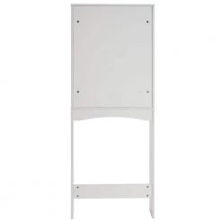 Unbranded Lightle 23.60 in. W x 61.80 in. H x 9.00 in. D D White MDF Over-the-Toilet Storage in Matte White -Toilet Storage Shop matte white over the toilet storage w370 332 66 1000
