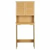 Hooseng Grondin 23.62 in. W x 62.4 in. H x 9.06 in. D Brown Bamboo Over-the-Toilet Storage in Natural