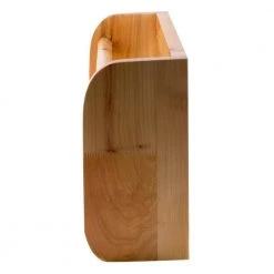 ALFI BRAND Wall Mount Bathroom Shelf with Sleek Modern Design in Natural Wood -Toilet Storage Shop natural wood alfi brand shower caddies ab5508 1f 1000