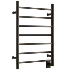 Ancona Comfort 7 Series 7-Bar 31 in. Hardwired Electric Towel Warmer in Oil Rubbed Bronze