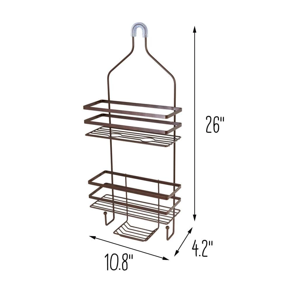 Honey-Can-Do Hanging Shower Caddy in Oil-Rubbed Bronze 9 Honey-Can-Do Hanging Shower Caddy in Oil-Rubbed Bronze - Image 7