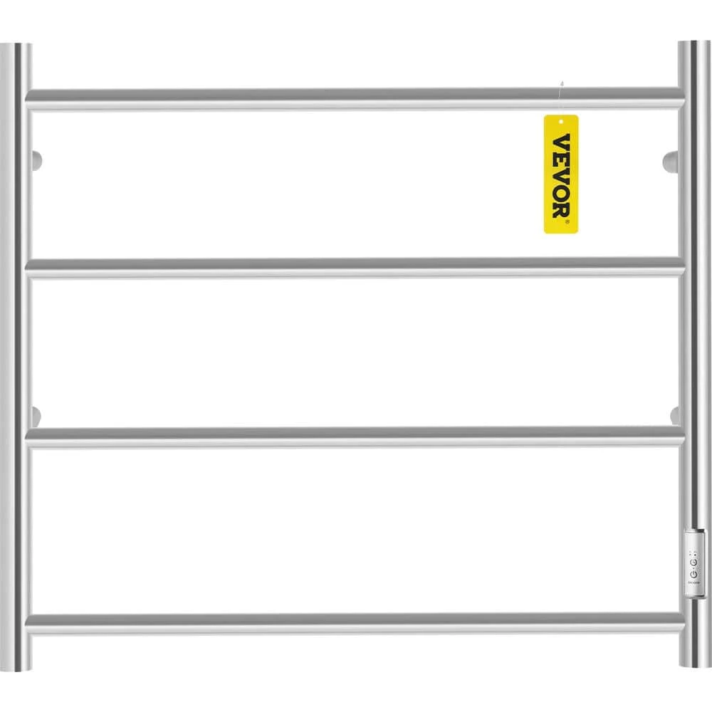 VEVOR Heated Towel Rack 4-Bar Polished Stainless Steel Electric Towel Warmer with Timer Towel Warmer Rack,UL Certificated 3 VEVOR Heated Towel Rack 4-Bar Polished Stainless Steel Electric Towel Warmer with Timer Towel Warmer Rack,UL Certificated