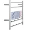 VEVOR Heated Towel Rack 6-Bar Stainless Steel Electric Towel Warmer with Timer Electric Towel Drying Rack,UL Certificated -Toilet Storage Shop polished silver vevor towel warmers mjjrjpgl6110vpya5v1 64 1000