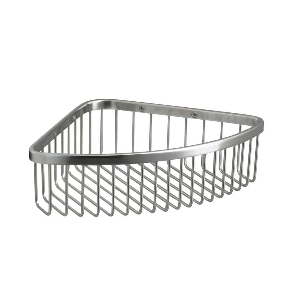 KOHLER Large Shower Basket in Polished Stainless 3 KOHLER Large Shower Basket in Polished Stainless