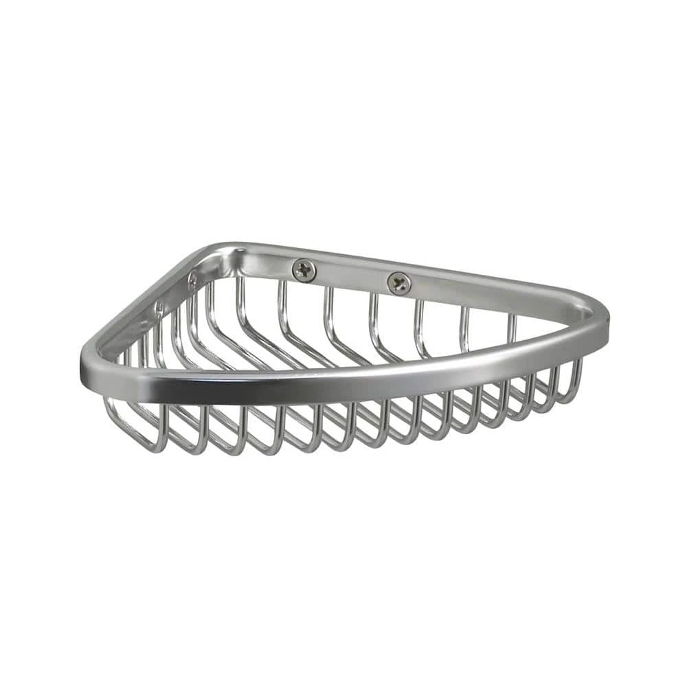 KOHLER Small Shower Basket in Polished Stainless 3 KOHLER Small Shower Basket in Polished Stainless