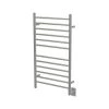 Amba Radiant Large Straight 12-Bar Hardwired Electric Towel Warmer in Polished Stainless Steel -Toilet Storage Shop polished stainless steel amba towel warmers rwhl sp 64 1000