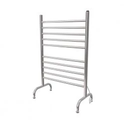 Amba Solo 24in Wide Freestanding 10-Bar Plug-in Electric Towel Warmer in Polished Stainless Steel 8 Amba Solo 24in Wide Freestanding 10-Bar Plug-in Electric Towel Warmer in Polished Stainless Steel -Toilet Storage Shop polished stainless steel amba towel warmers safsp 24 40 1000