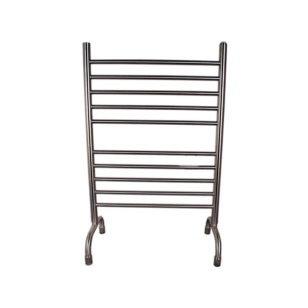 Amba Solo 24in Wide Freestanding 10-Bar Plug-in Electric Towel Warmer in Polished Stainless Steel 3 Amba Solo 24in Wide Freestanding 10-Bar Plug-in Electric Towel Warmer in Polished Stainless Steel