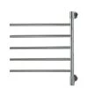 Amba Swivel Jack Medium 5-Bar Plug-in Electric Towel Warmer in Polished Stainless Steel -Toilet Storage Shop polished stainless steel towel warmers j d005p 64 1000