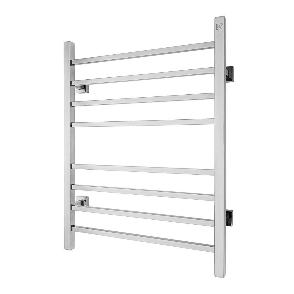 WarmlyYours Sierra 8-Bar Plug-In and Hardwired 120-Volt 32 in. Towel Warmer in Polished Stainless Steel 5 WarmlyYours Sierra 8-Bar Plug-In and Hardwired 120-Volt 32 in. Towel Warmer in Polished Stainless Steel - Image 3