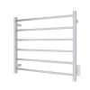 WarmlyYours Elevate Tahoe6 6-Bar Electric Towel Warmers in Polished Stainless Steel